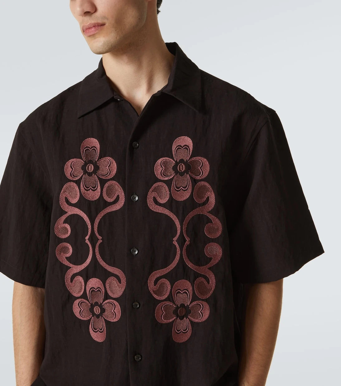 Commas - Reflection embroidered shirt