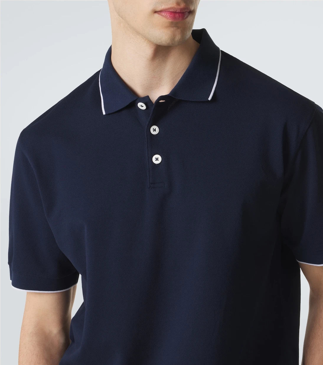 Giorgio Armani - Cotton piqué polo shirt