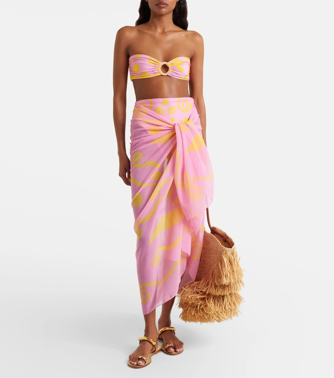 Cala de la Cruz - Luana printed beach cover-up