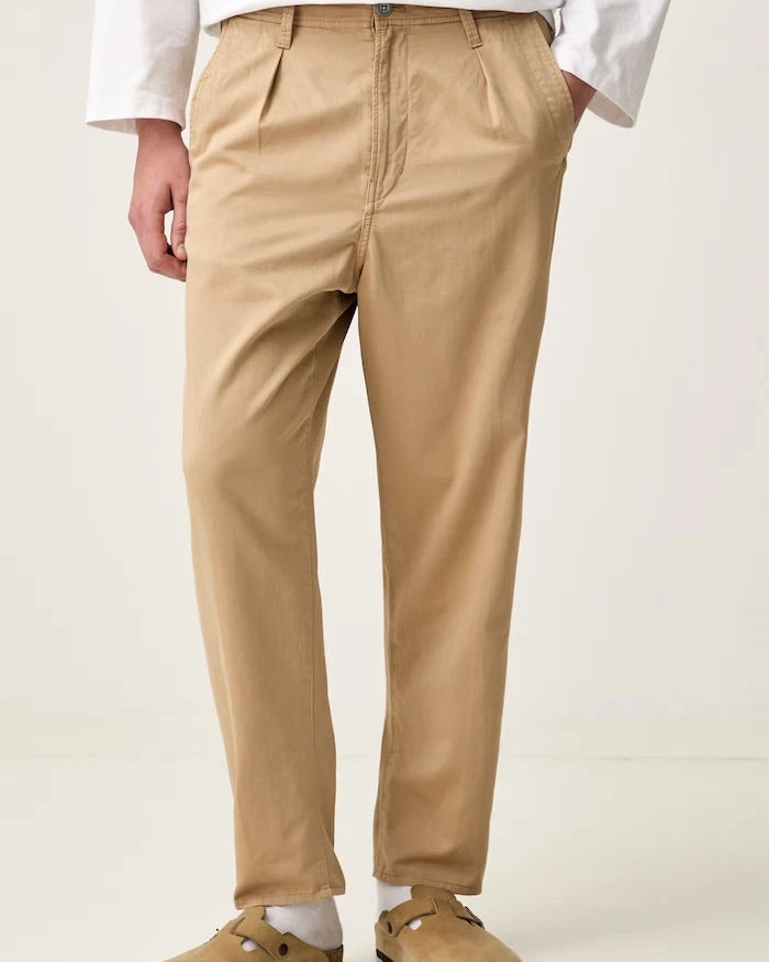 G-Star pamuklu erkek chino pantolon Pleated Chino Relaxed Tapered