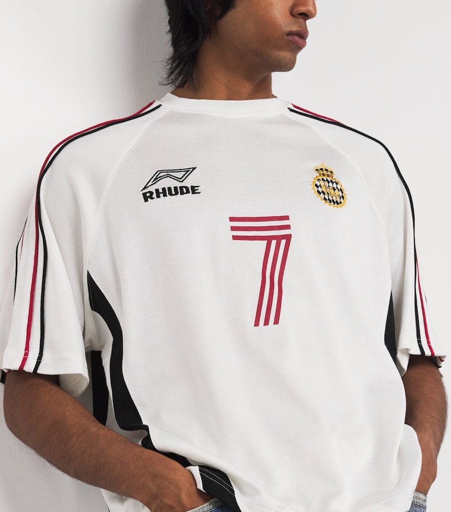 Cotton-Blend Football Jersey T-Shirt