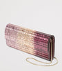 Jimmy Choo Pink Sweetie Glitter Clutch Bag
