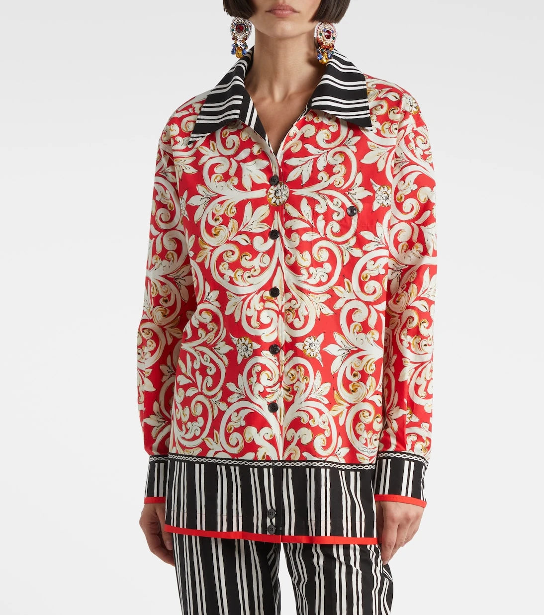 Dolce&Gabbana - Printed cotton shirt
