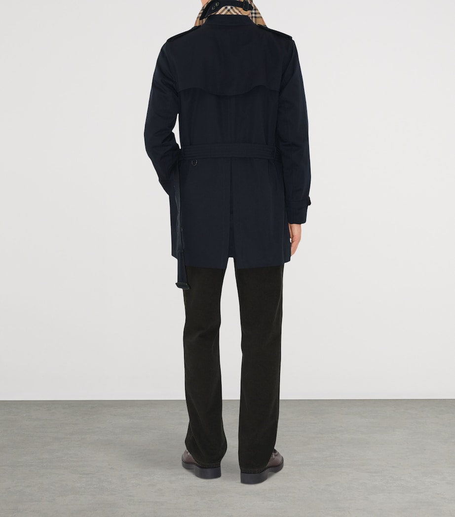 Short Kensington Heritage Trench Coat COAL BLUE