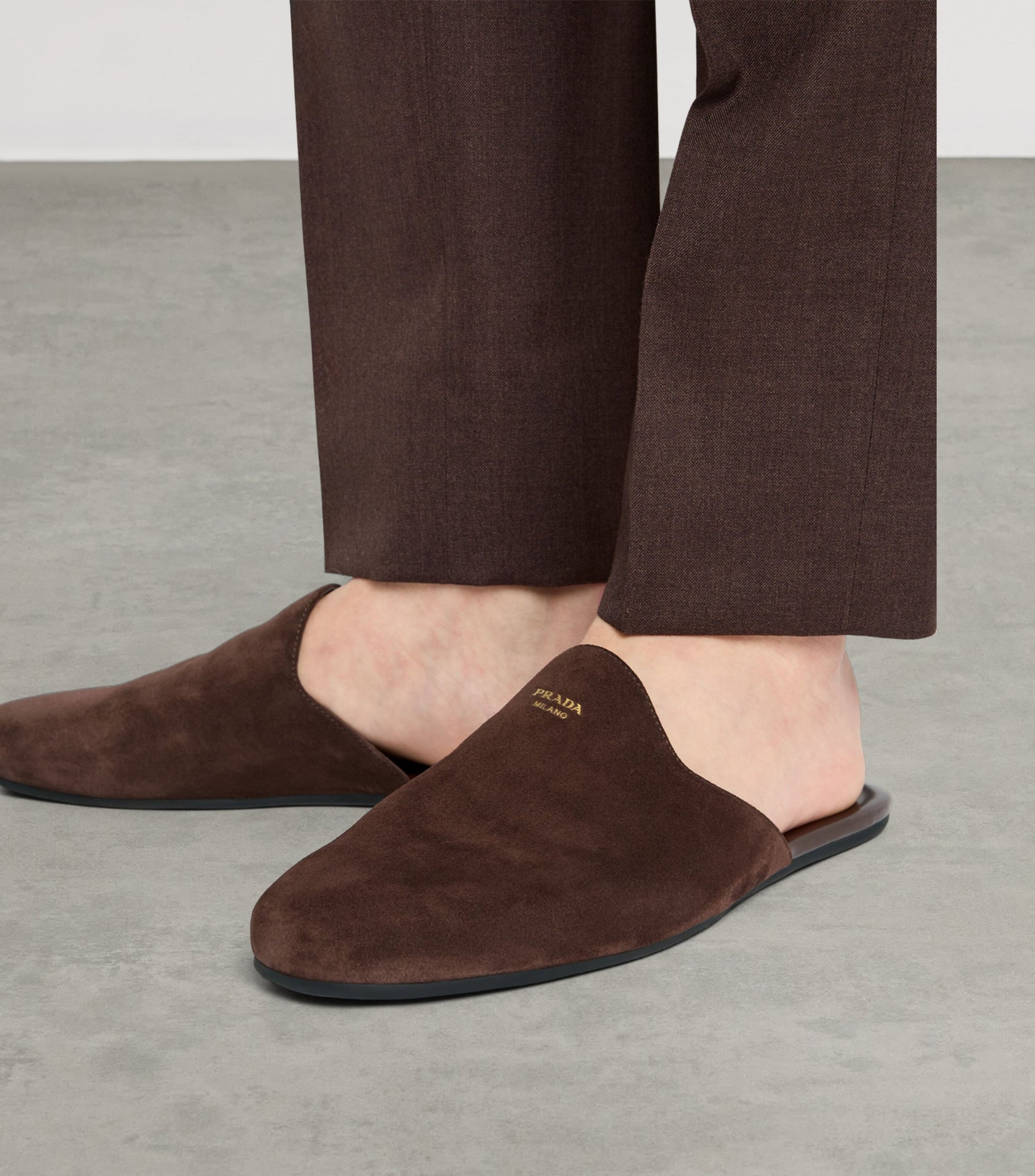 Prada Suede Mules