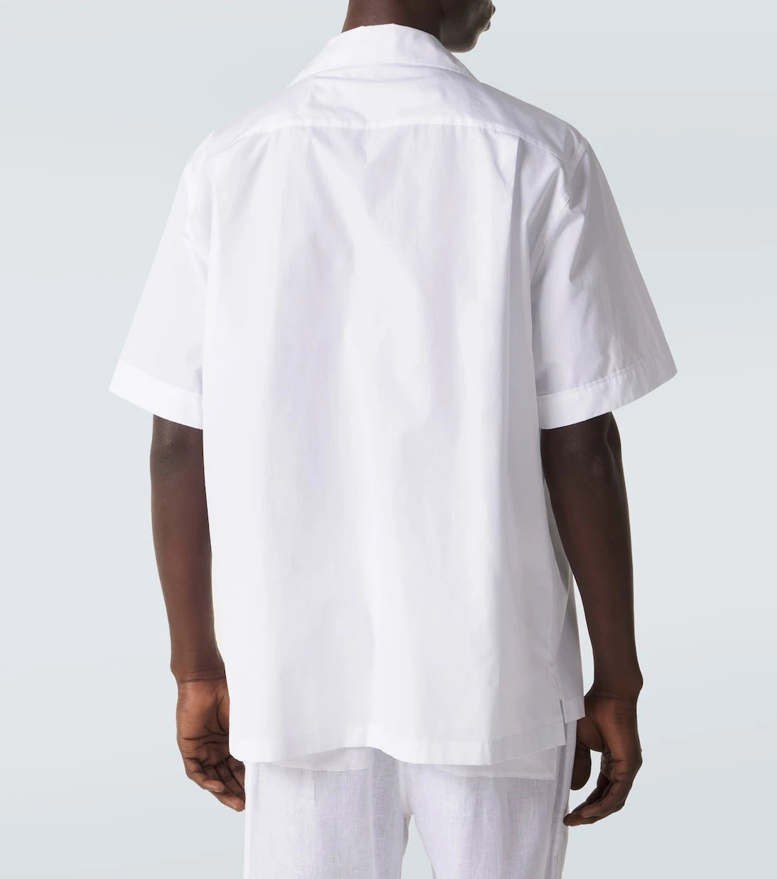 Dolce&Gabbana - Logo cotton poplin bowling shirt