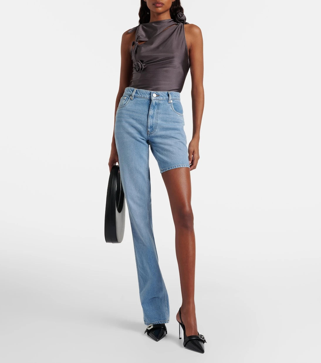 Coperni - One-Leg Boyfriend bootcut jeans