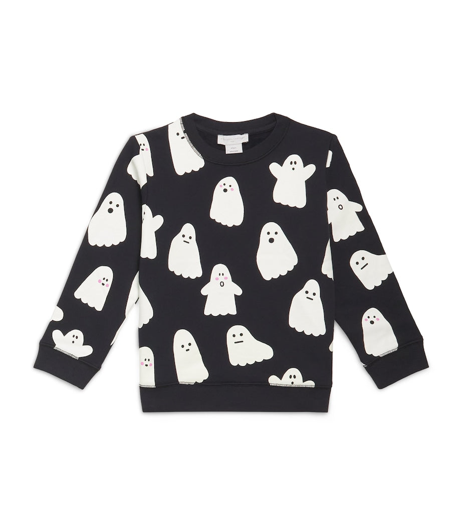 Organic Cotton Ghost Print Sweatshirt (3-14 Years)