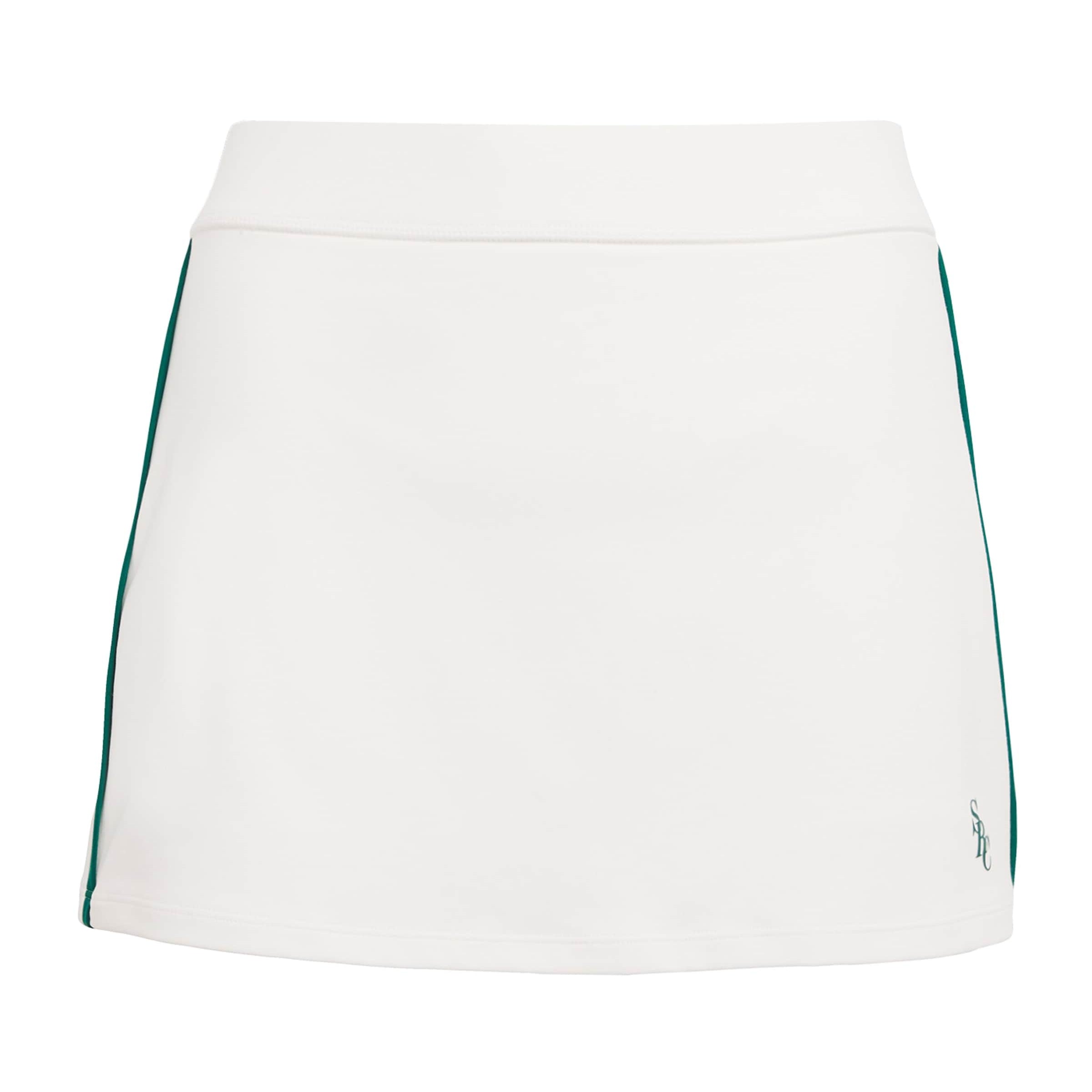 White SRC Mini Tennis Skirt