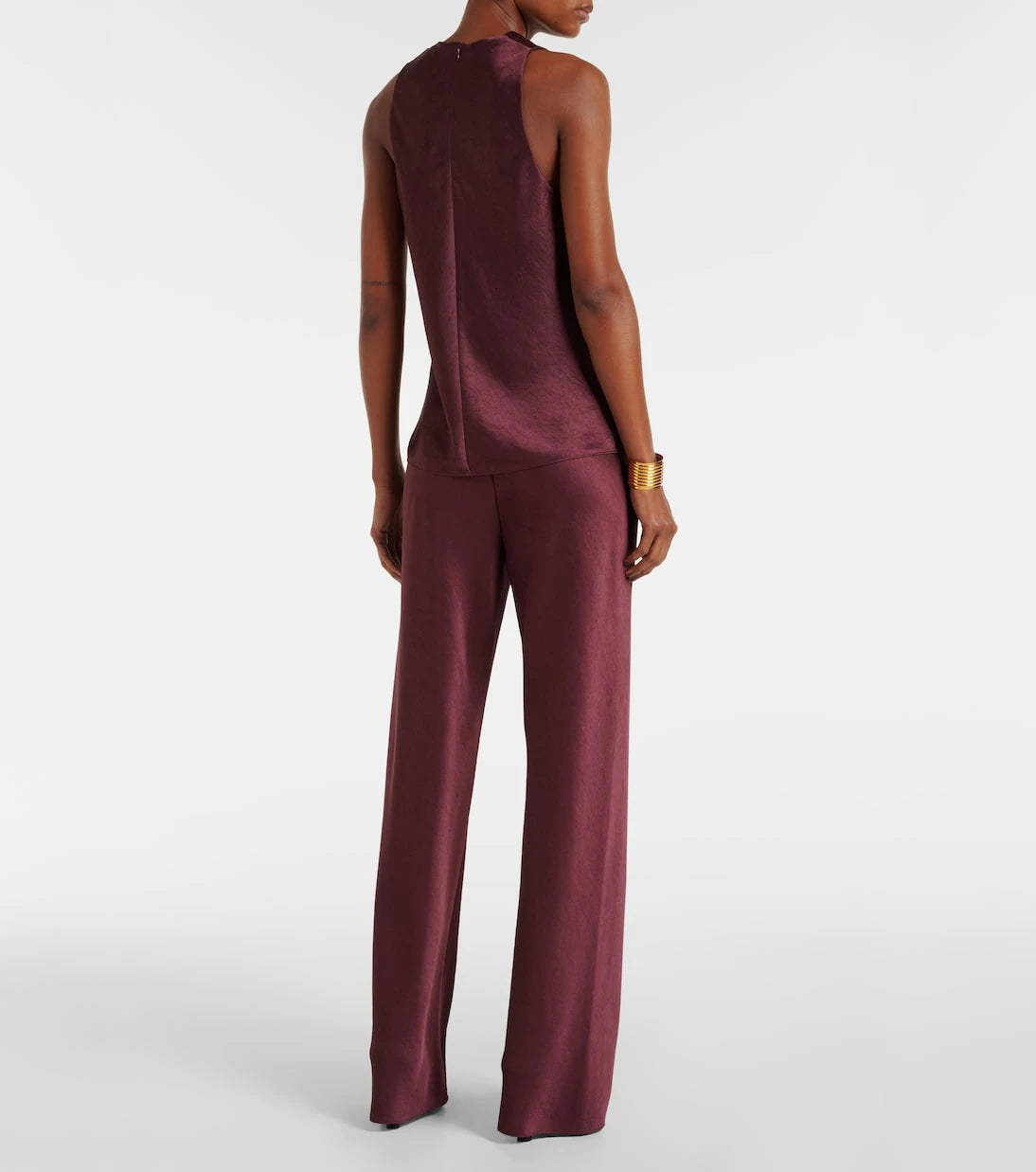 Vince - Draped satin top