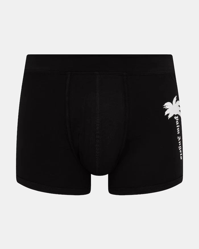 Palm Angels Erkek Pamuklu Elastan Dar Boxer 2'li
