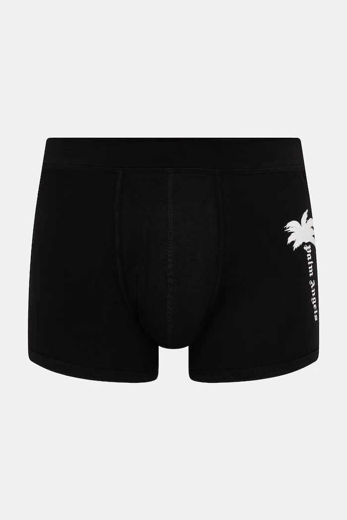 Palm Angels Erkek Pamuklu Elastan Dar Boxer 2'li