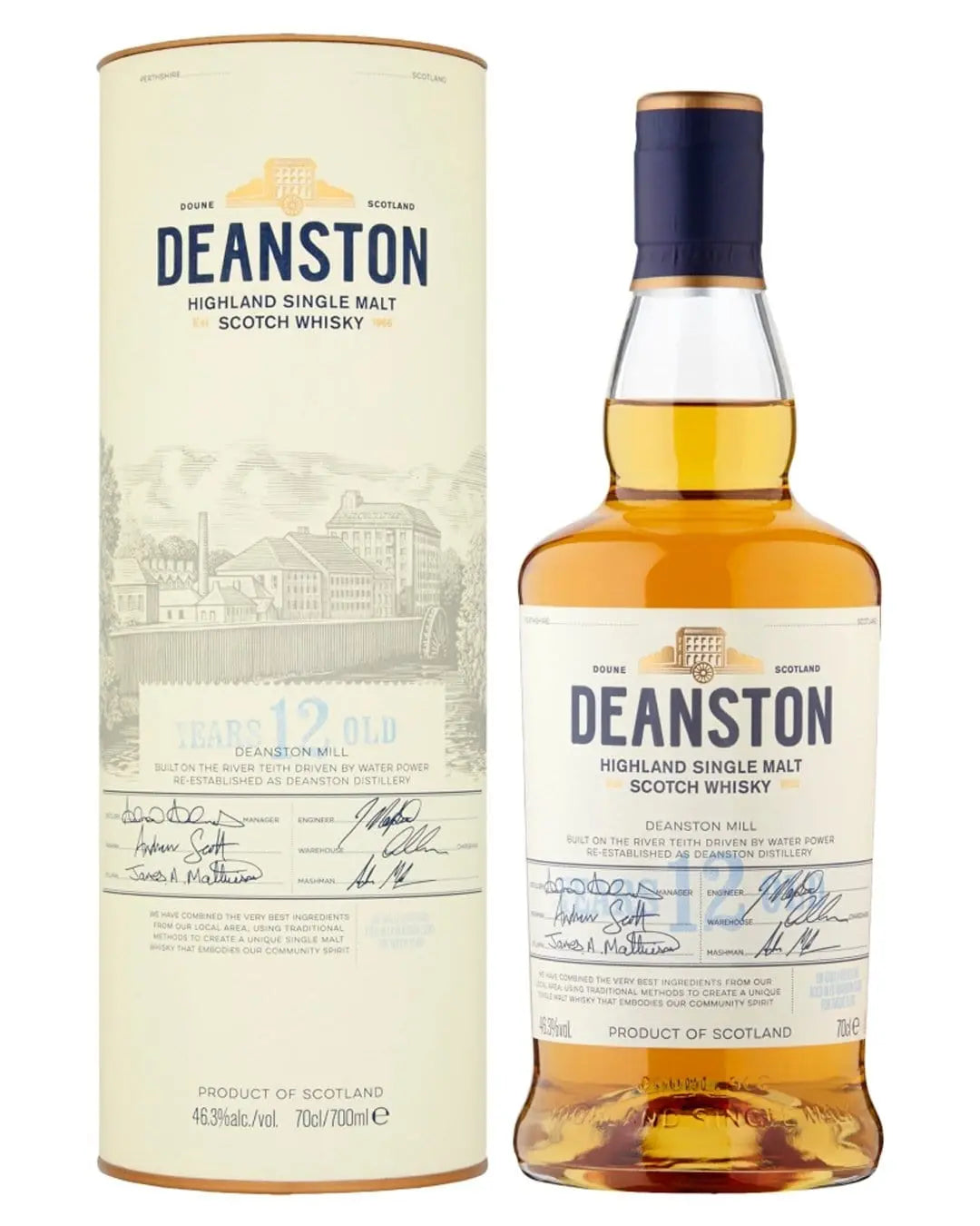Deanston 12 Year Old Whisky, 70 cl
