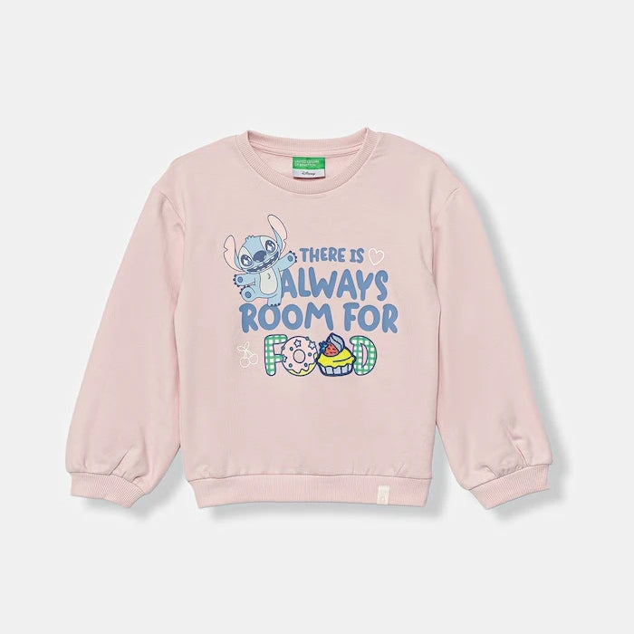 Pamuklu çocuklar için genişletilmiş sweatshirt, United Colors of Benetton