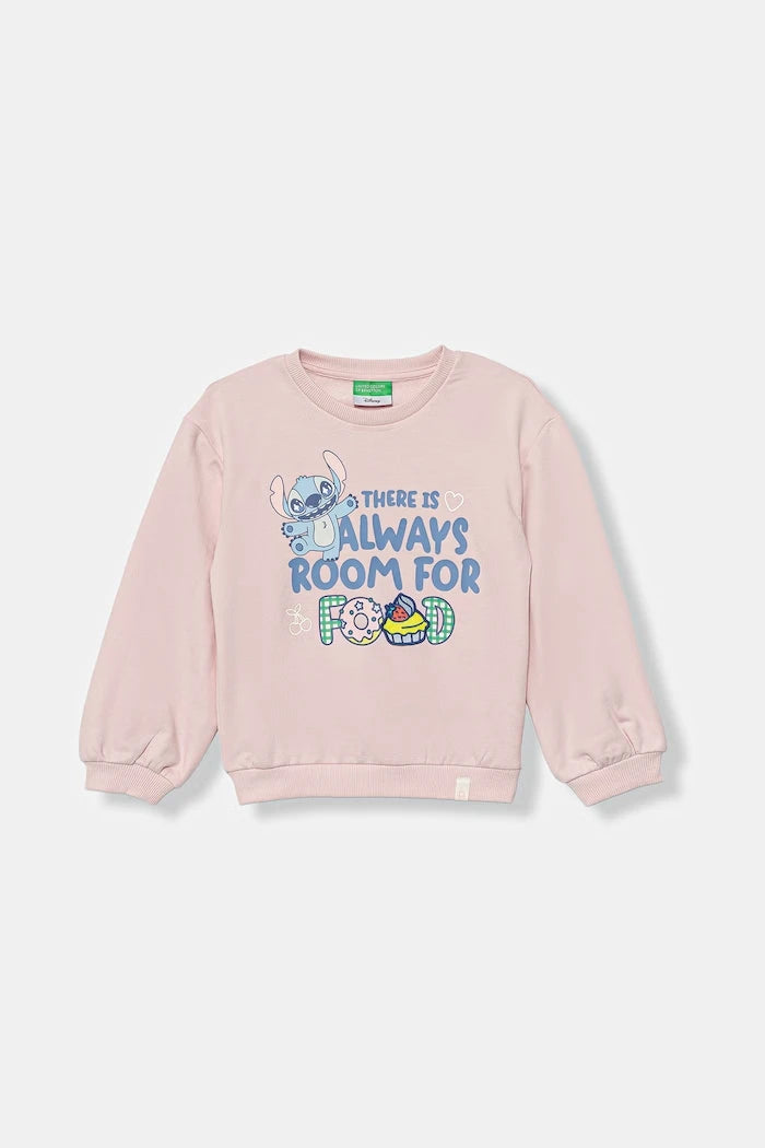 Pamuklu çocuklar için genişletilmiş sweatshirt, United Colors of Benetton