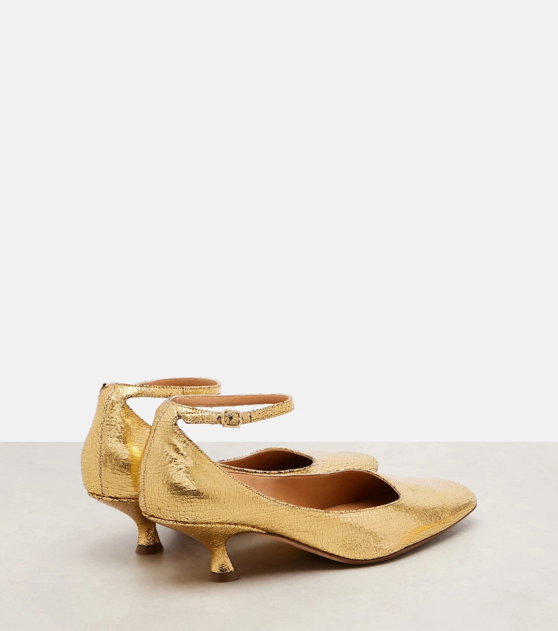 Calvin Klein Collection - Anna metallic leather pumps