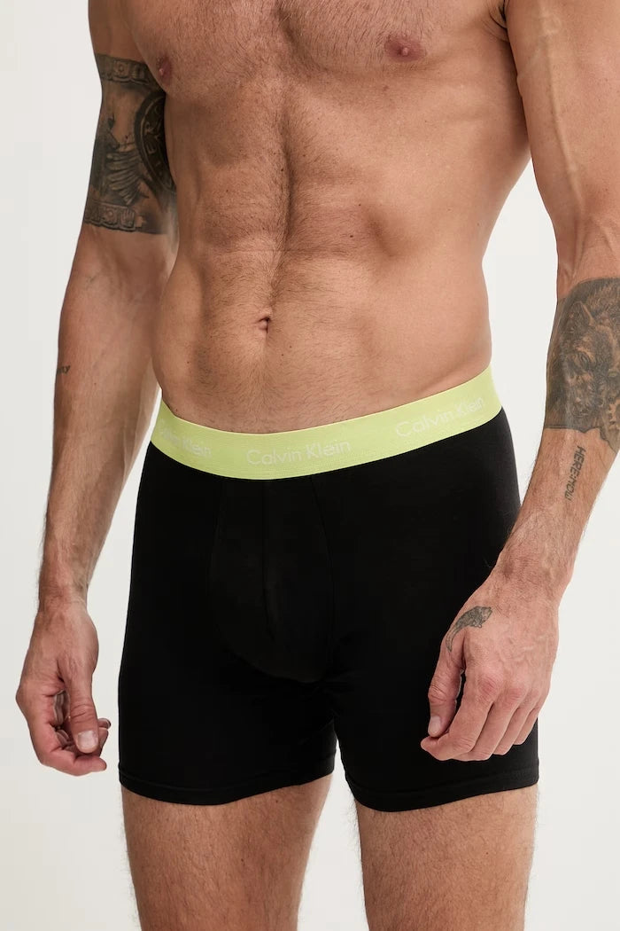 Calvin Klein Underwear Erkek Pamuklu Elastan Boxer 3’lü