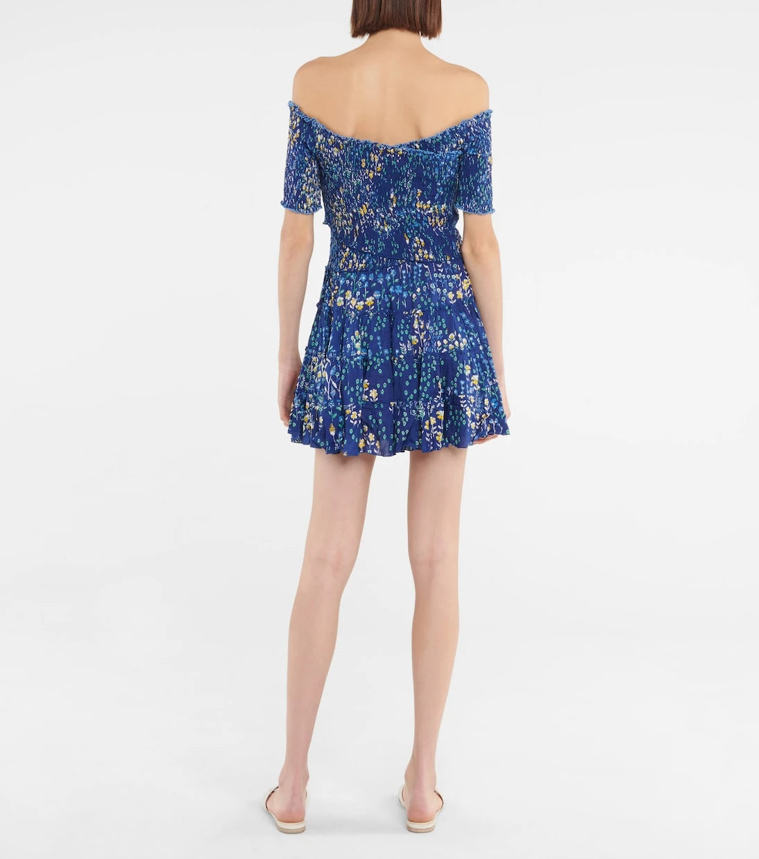 Poupette St Barth - Soledad shirred printed minidress