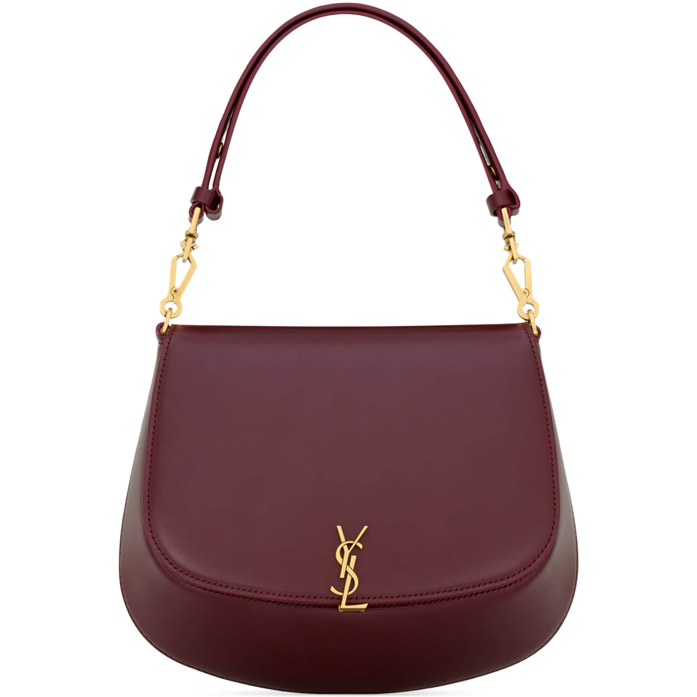 Burgundy Voltaire Top-Handle Bag