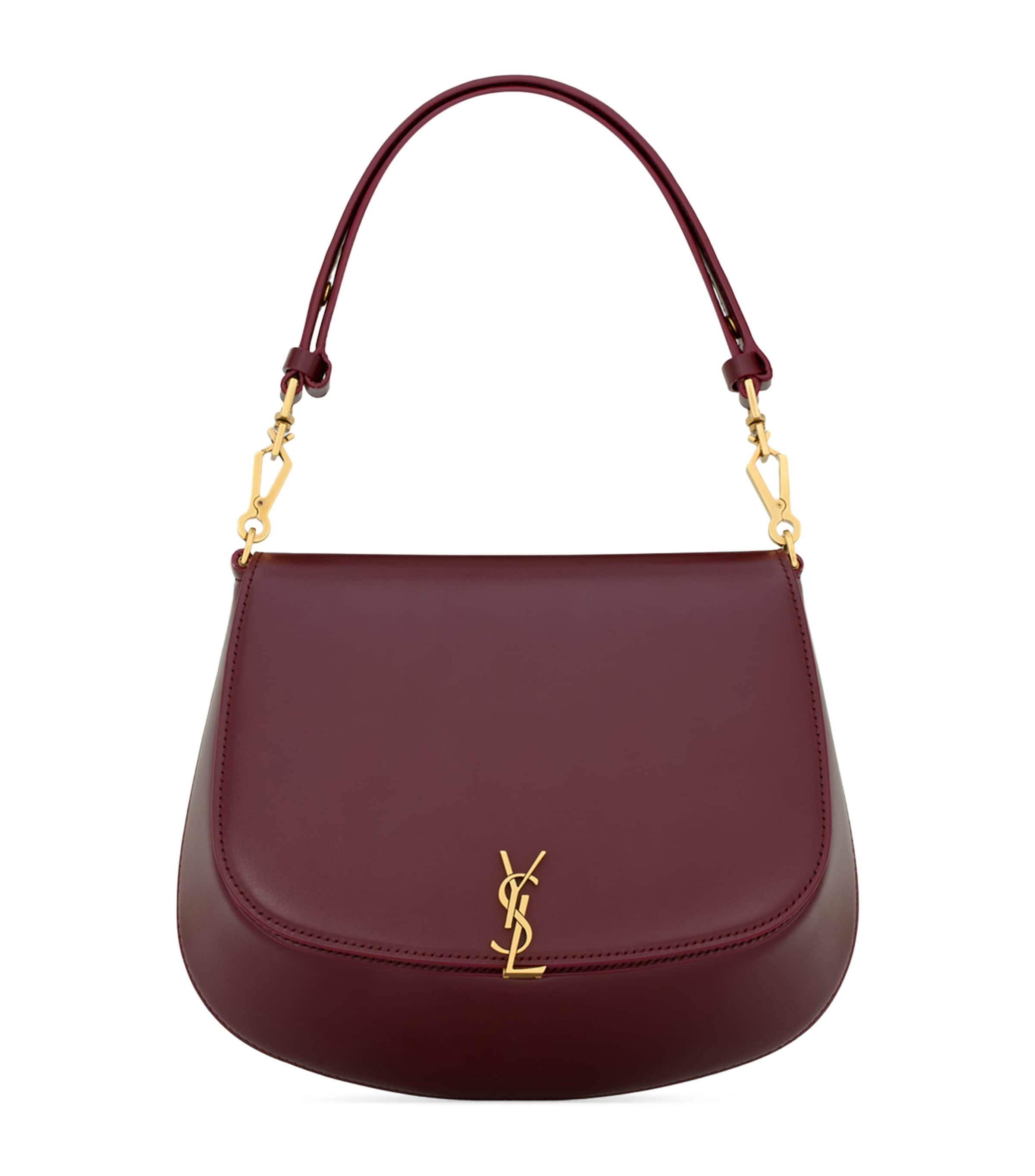 Burgundy Voltaire Top-Handle Bag