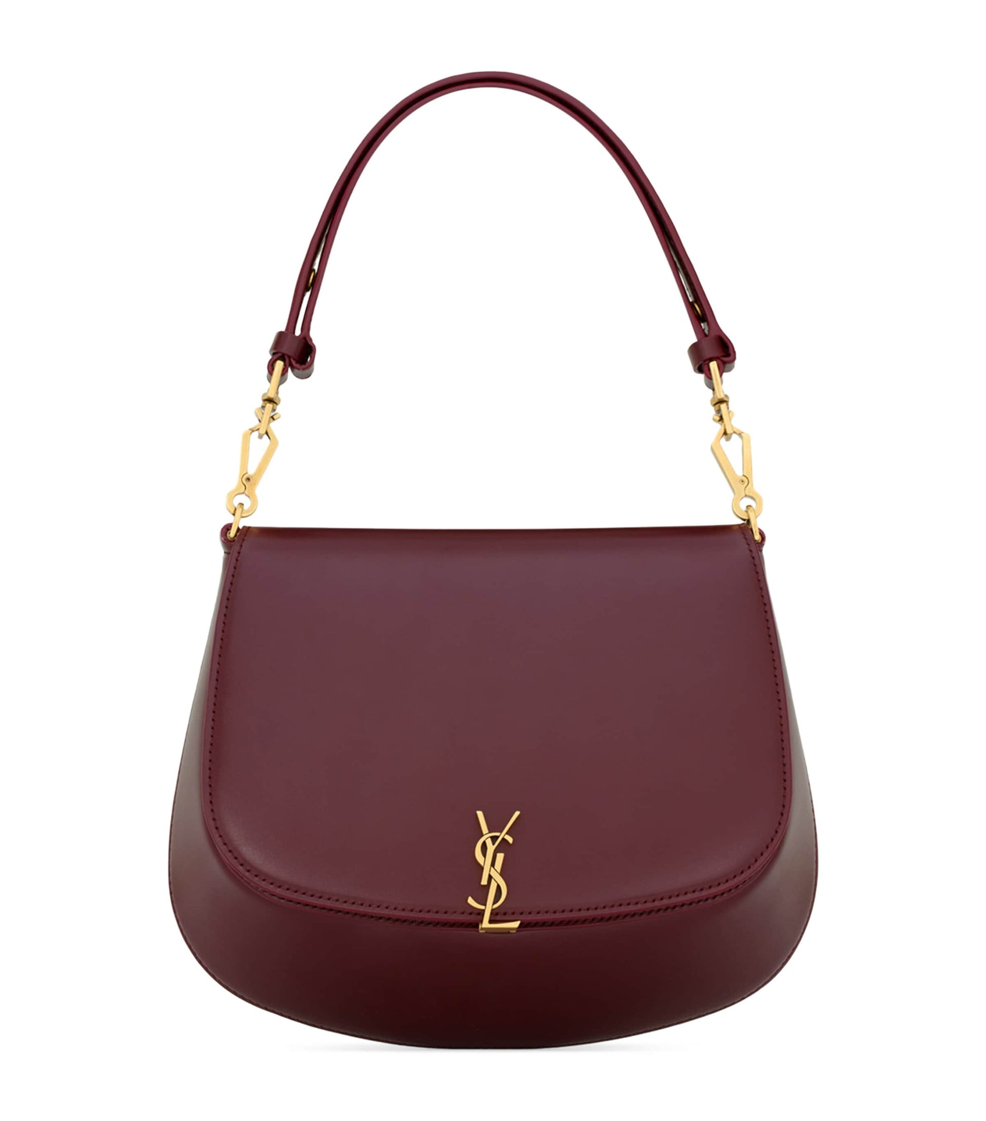 Burgundy Voltaire Top-Handle Bag
