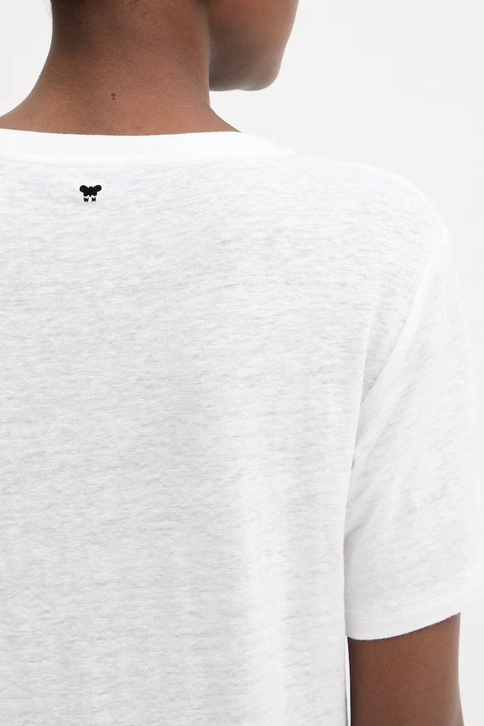 Weekend Max Mara тениска дамска с лен PELOTA