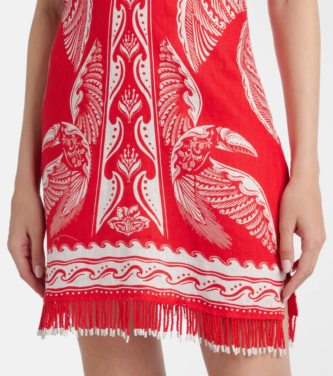 Farm Rio - Majestic Coconut Tree linen minidress