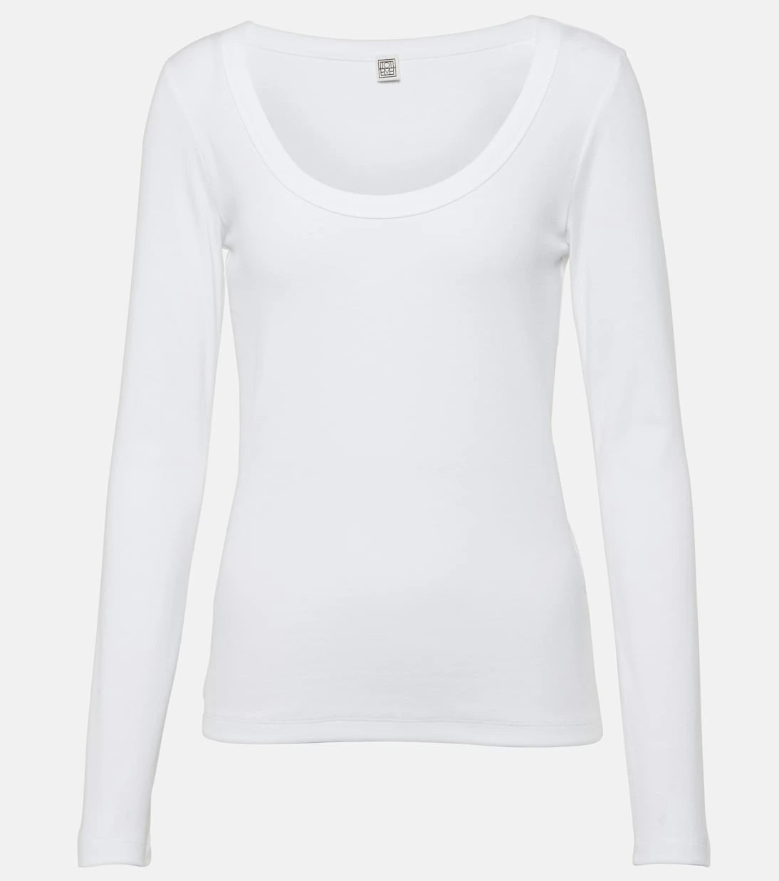 Toteme - Ribbed-knit cotton jersey top