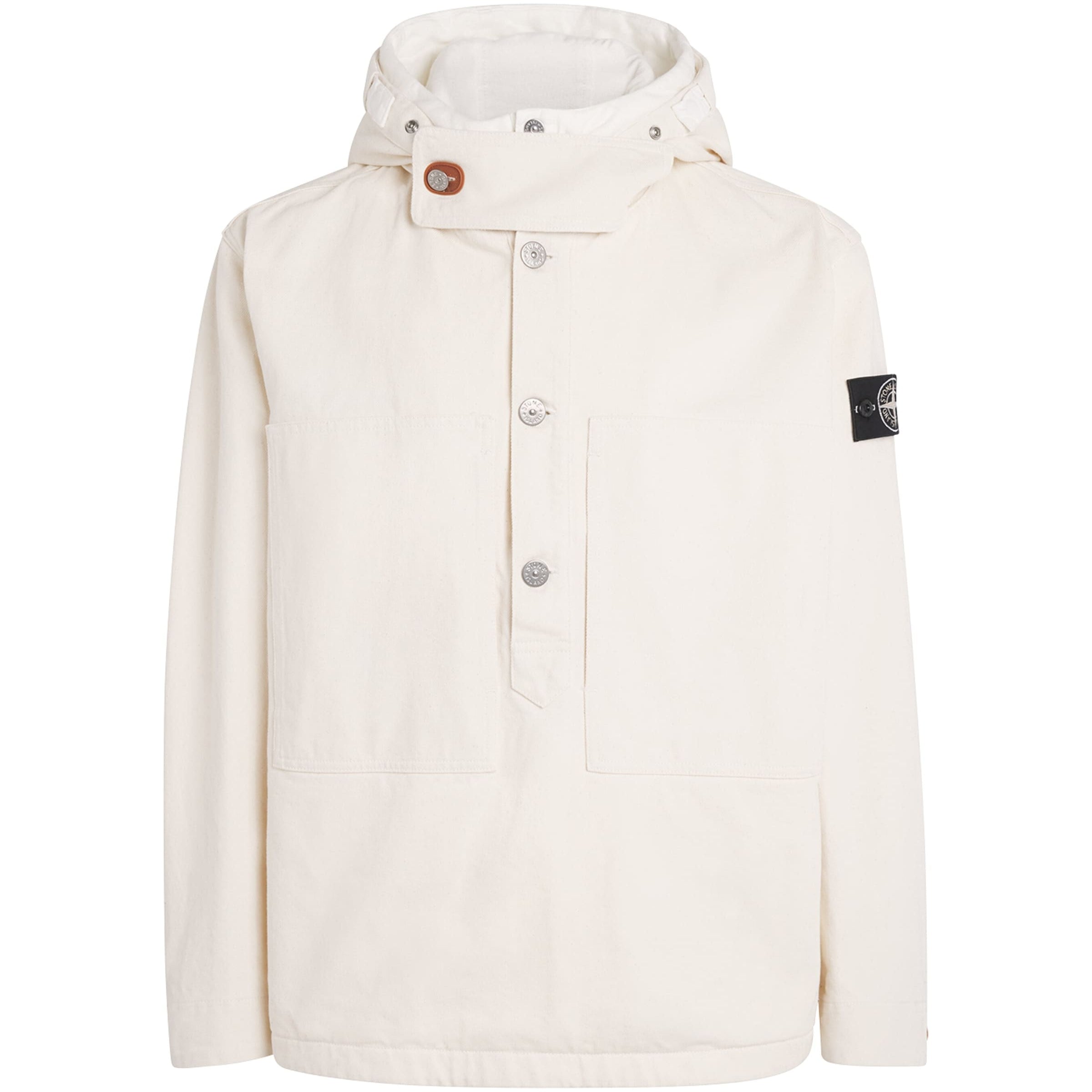Ivory Hooded Parka