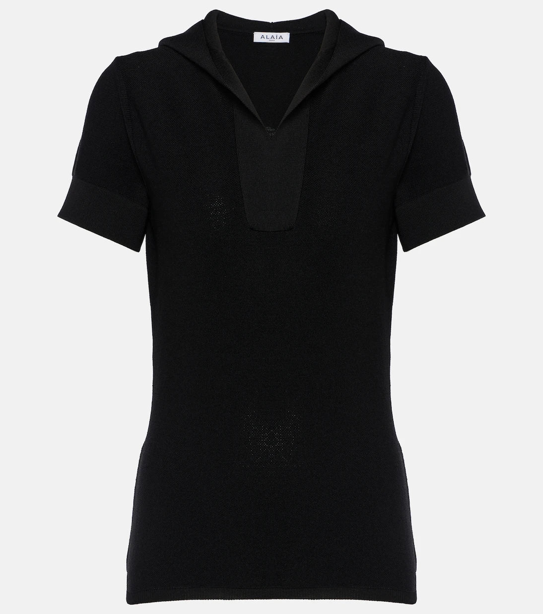 Alaïa - Cropped knit top