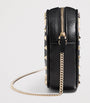Valentino Garavani Black Mini Leather Rockstud Shoulder Bag