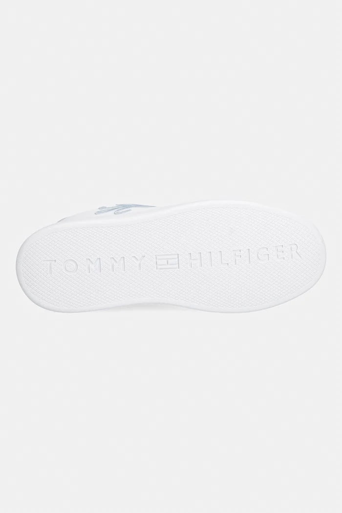 Tommy Hilfiger TH ICON COURT SCRIPT маратонки дамски от кожа