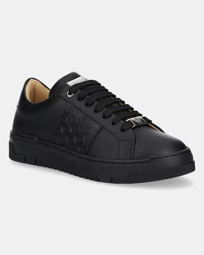Philipp Plein Lo-Top Monogram Deri Spor Ayakkabı