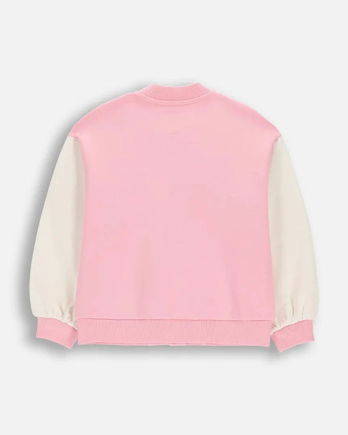 Pamuklu çocuk fermuarlı Coccodrillo sweatshirt