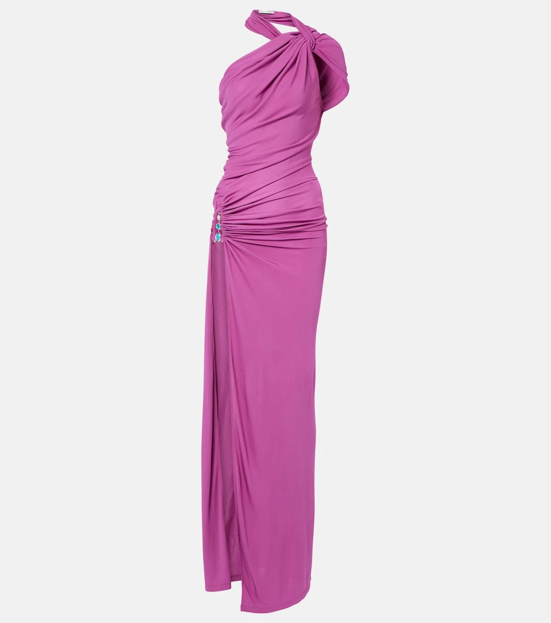 Christopher Esber - Embellished halterneck jersey gown