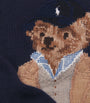 Wool-Cashmere Polo Bear Sweater