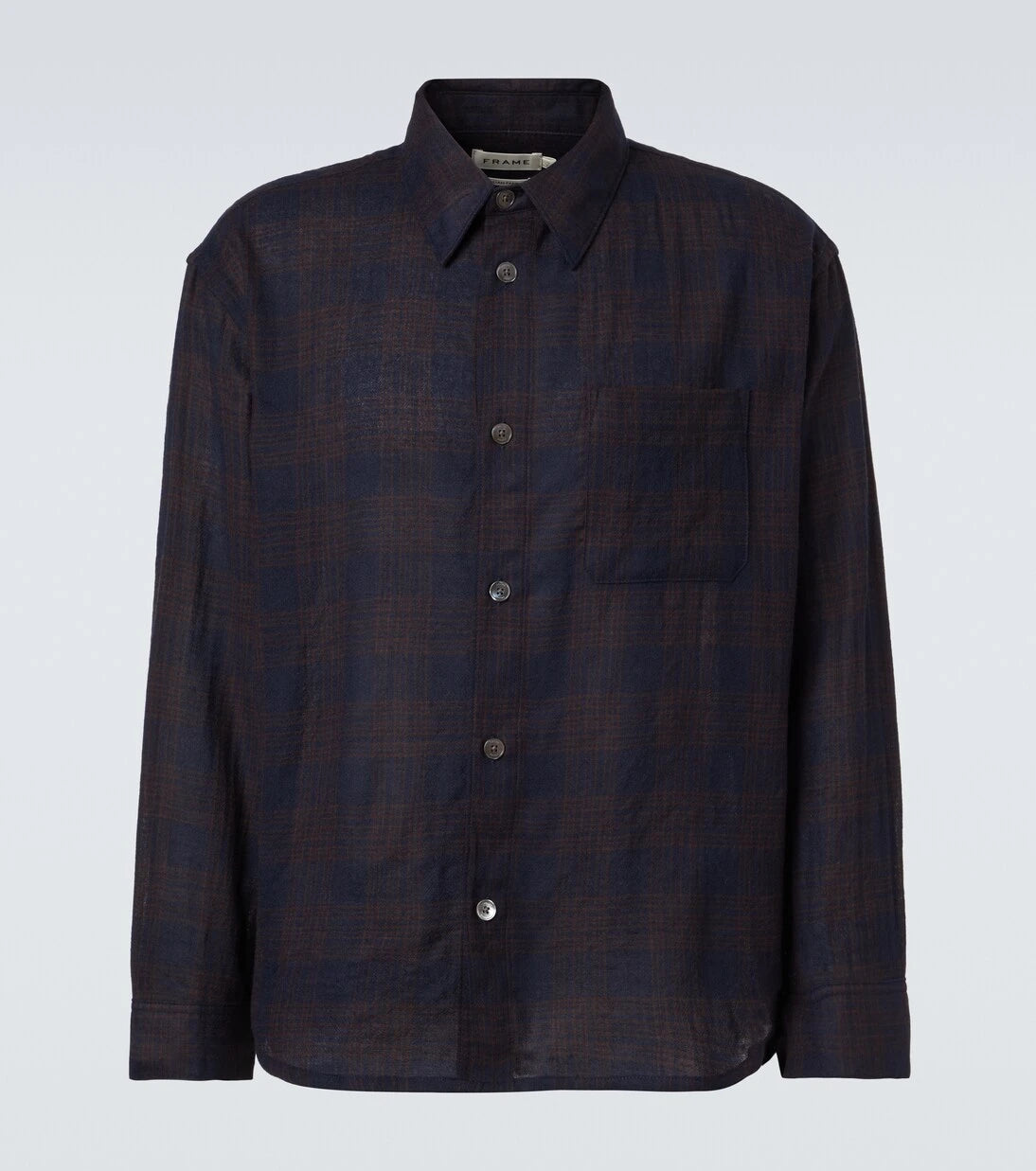 Frame - Plaid wool shirt