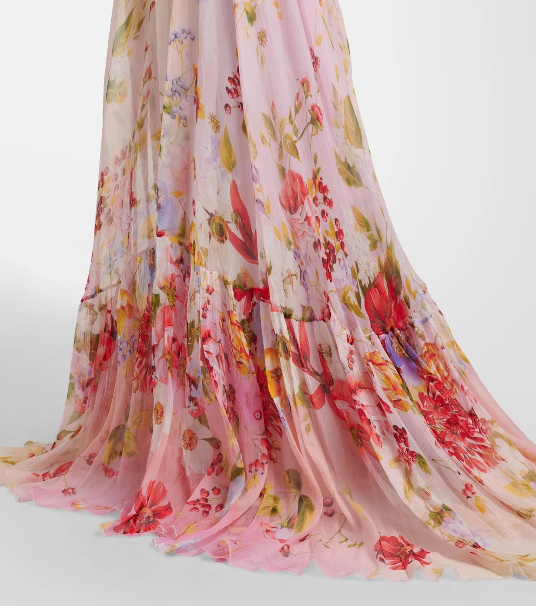 Roberto Cavalli - Floral silk gown