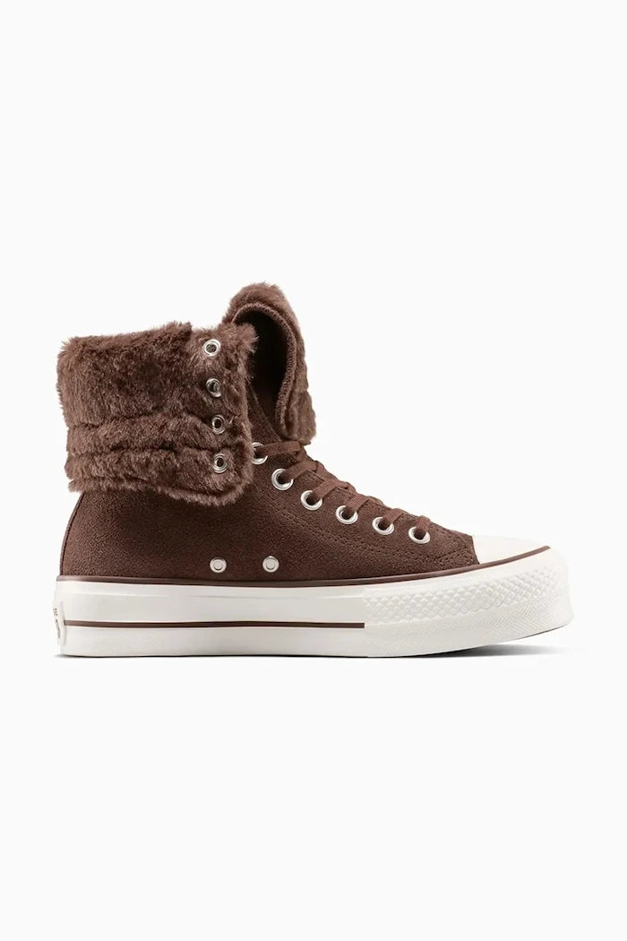 Converse Chuck Taylor All Star Star Fold Over Lift Yüksek Spor Ayakkabı