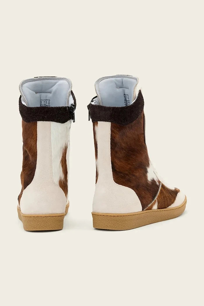 Кожени маратонки AllSaints Louise High Top