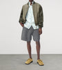 LOEWE Green Nappa Leather Bomber Jacket