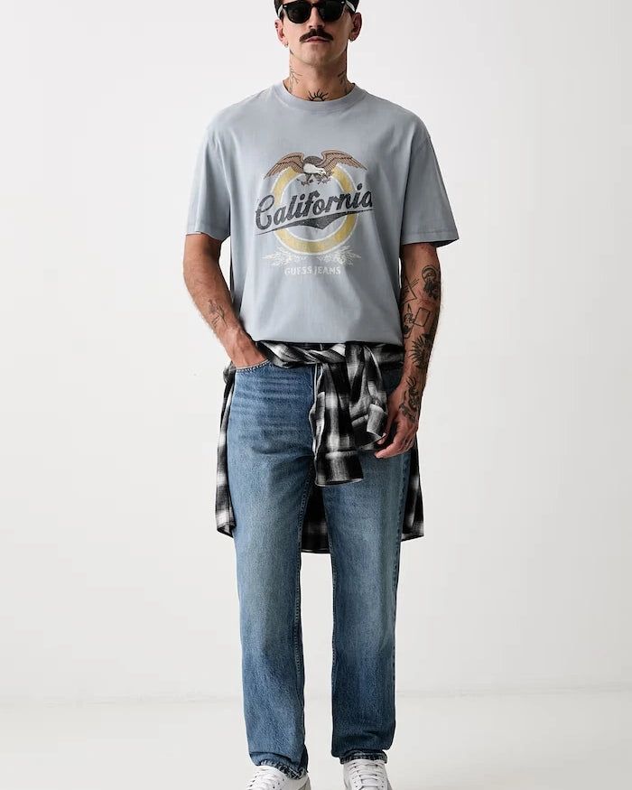 Guess Jeans erkek pamuklu tişört