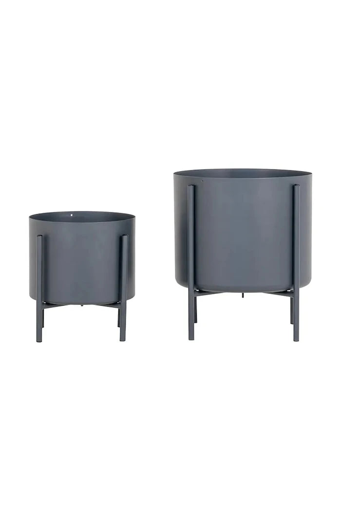 House Nordic Pavia Saksı Kılıfları Seti Çerçeveli O 21/26 cm (2 Parça)