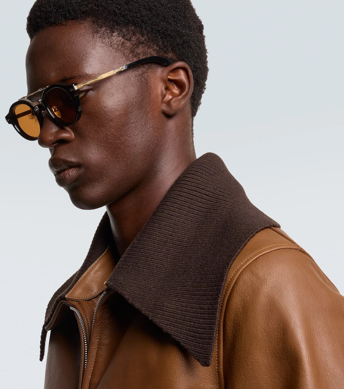 Jacques Marie Mage - Delage round sunglasses