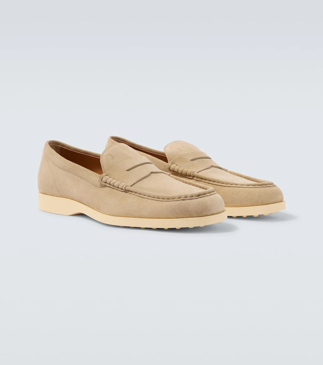 Tod's - Suede penny loafers
