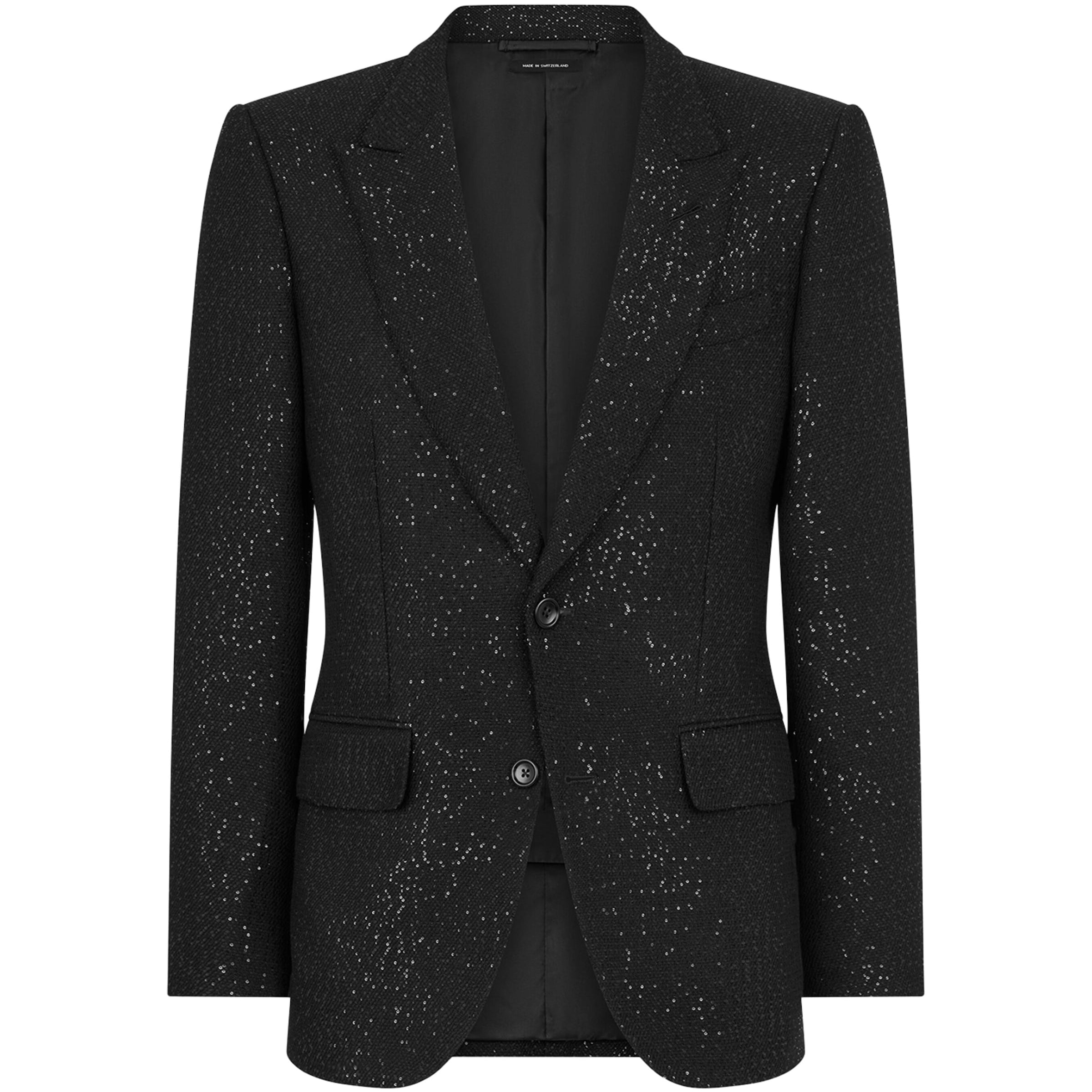 TOM FORD Virgin Wool-Blend Sequinned Blazer