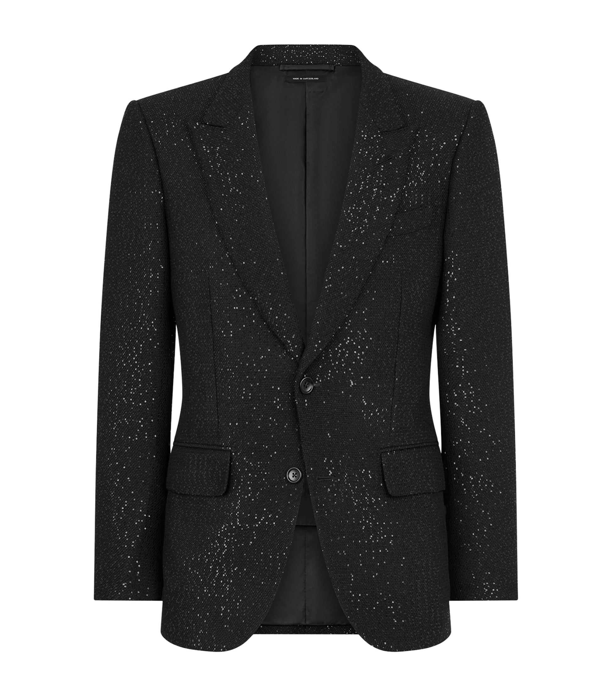 TOM FORD Virgin Wool-Blend Sequinned Blazer
