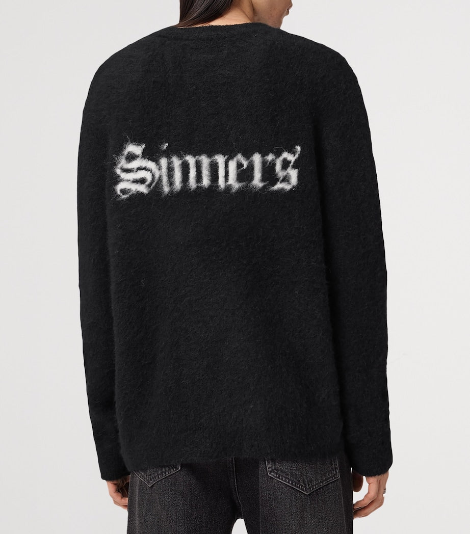 Wool-Blend Saints Sweater