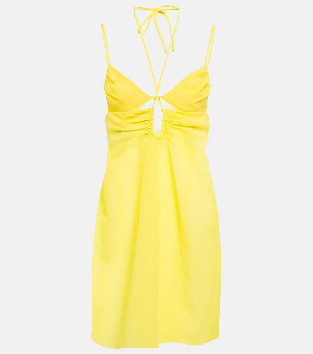 Nensi Dojaka - Cutout halterneck minidress