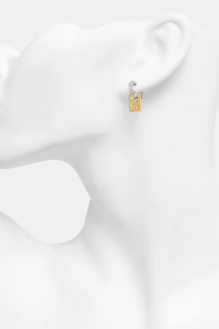 DKNY kadın metal küpe PAULA